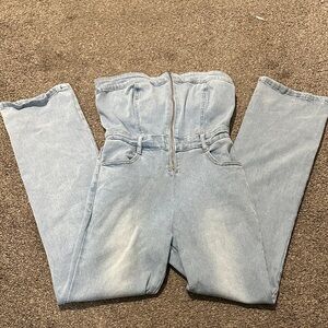*DONATED* Light Blue Denim Jumpsuit